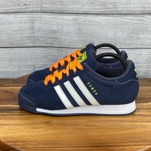 Adidas Samoa Navy White Orange Women’s Sneaker G59814 Shoe Size 7.5